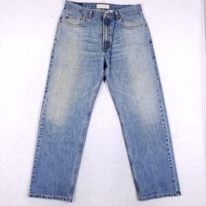 Levi's 569 Loose Straight Jeans 34x32 Light Wash Baggy Skate Y2K Denim